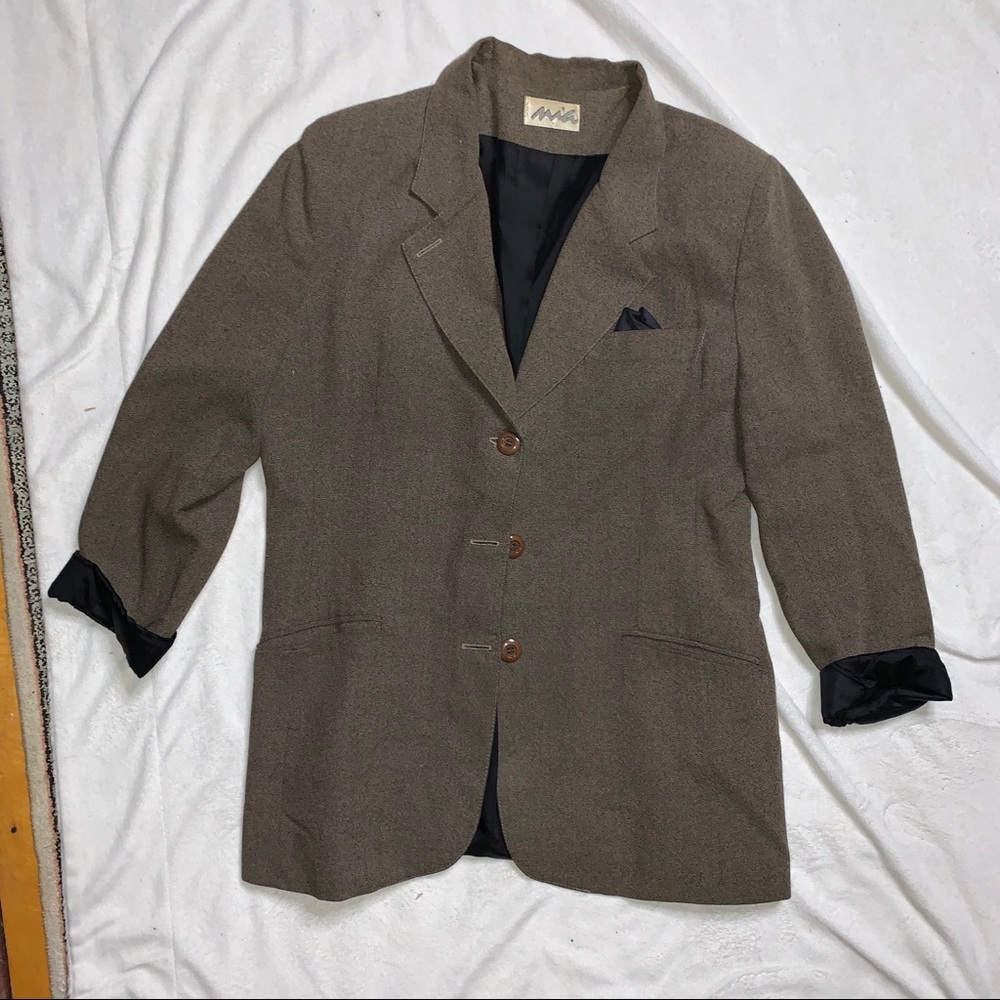 Vintage Greenish Brown Blazer